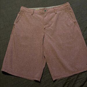 O'NEILL‎ Men's Hybrid Shorts Burgundy Size 30
